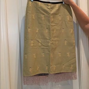 Beaded Japanese inspired skirt